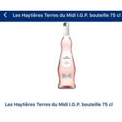 vin rosé Les Haytières