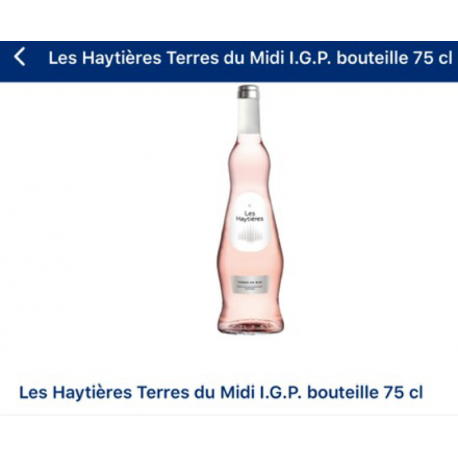 vin rosé Les Haytières