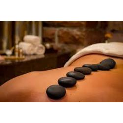 Massage pierres chaudes dos