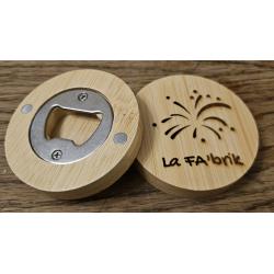 Decapsuleur aimanté rond