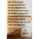 crayon d'assaisonnement aux cèpes