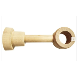 Support extensible tringle à rideau Design, 28 mm chêne clair lasuré INSPIRE