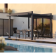 Pergola bioclimatique autoportante NATERIAL Odyssea, aluminium, 11.52 m²