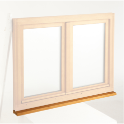 Pièce d'appui bois Essentiel 135mm 140/160, L.125 cm