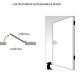 Bloc-porte fin de chantier Lali blanc H.204 x l.83 cm, poussant droit