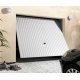 Porte garage basculante manu débordante sans portillon H.200 x l.237 cm blanc