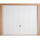 Porte garage basculante manu débordante sans portillon H.200 x l.237 cm blanc