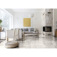 4.32 m² de Carrelage sol effet pierre blanc Onyx brillant l.60 x L.120 cm