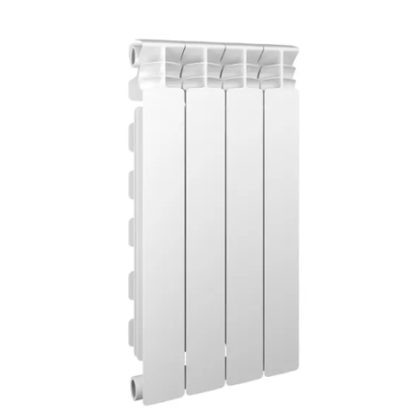 Radiateur eau chaude horizontal 510W, l.32xH.70cm blanc EQUATION Alurad