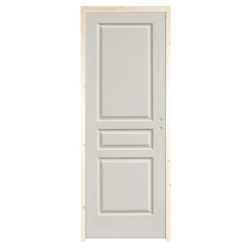 Bloc-porte postformé droite huisserie 65 mm, H.204 x l.63 cm, poussant gauche