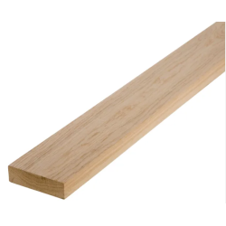 Planche chêne petits noeuds raboté, 28 x 100 mm, L.2.2 m
