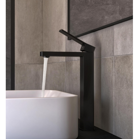 Mitigeur de lavabo noir XL, Studio, SENSEA
