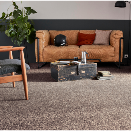 5 m² de Dalle moquette bouclée Diva beige L.50 x l.50 cm