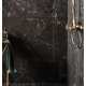 9.24 m² de Carrelage mur intérieur effet marbre noir gold Murano l.31 x L.57 cm