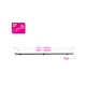 Kit de barres à rideaux Glama Diam.28 mm noir 160 à 300 cm