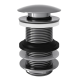 Bonde clic-clac pour lavabo, gris / argent / chrome, Diam.66 mm, EQUATION