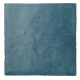 2.70 m² de Carrelage mur intérieur effet zellige bleu turquoise Zellie l.10 x L.10 cm