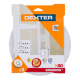 Lot de 5 disques abrasifs, DEXTER, diam 225 mm grain 80