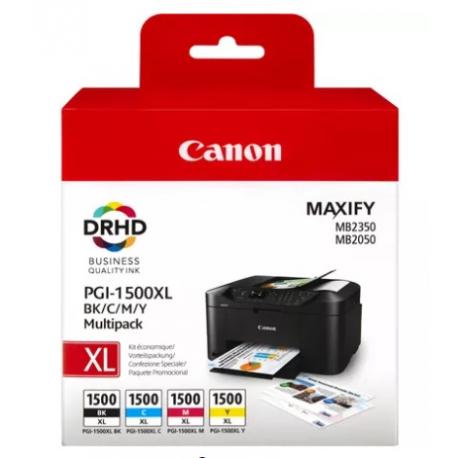 encre canon 1500 XL pack de 4