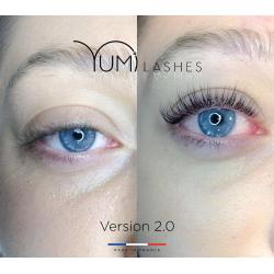 Rehaussement de cils avec Teinture de Sourcils