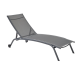 Bain de soleil RIVERA 4 positions gris anthracite