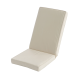Coussin d'assise et dossier de chaise ou de fauteuil NATERIAL l.120 x H.7 cm