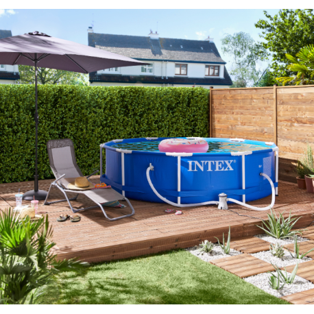 Piscine Tubulaire INTEX Metal Frame Diam. 3.05 m x H. 0.76 m
