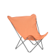 Fauteuil en acier LAFUMA MOBILIER orange / cuivré