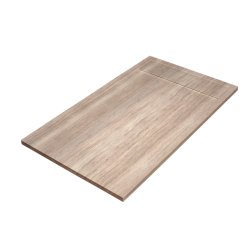 Receveur de douche résine beige L.140 x l.80 Neo