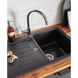Mitigeur de cuisine chrome, GROHE, Start Clova bec haut - QuickFix