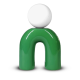 Lampe Pop U, céramique, vert, G9