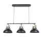 Suspension Ted fer, noir, Diam.25.5 cm INSPIRE, E27