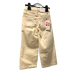 Pantalon beige jambes larges