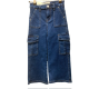 Pantalon bleu large ,4 ans