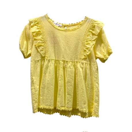 Blouse jaune ,8 ans