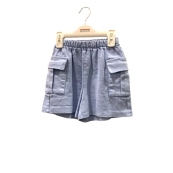Short bleu 10 ans 