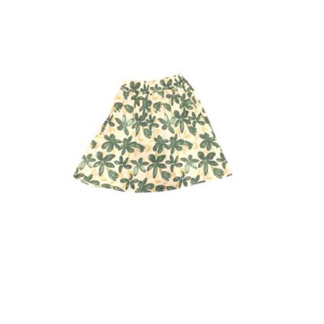 Jupe à fleurs kaki 10 ans