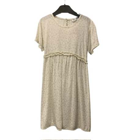 Robe blanche à motif 14 ans 