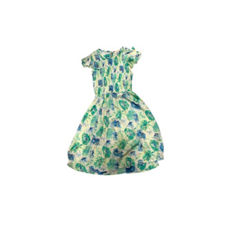 Robe verte à motif 14 ans 
