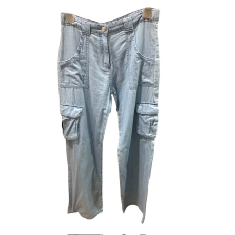 Pantalon cargo bleu 16 ans