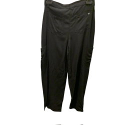 Pantalon cargo noir fluide 16 ans