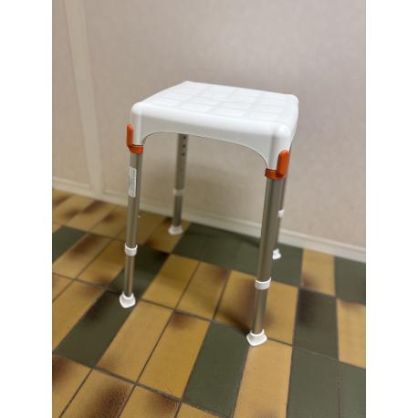 Tabouret de douche blanc