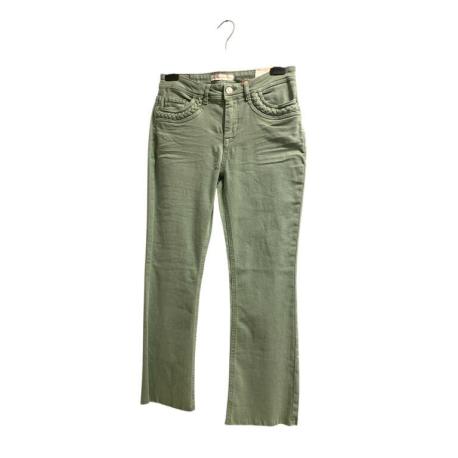 PANTALON SLIM FIT VERT TAILLE 39 ET 40