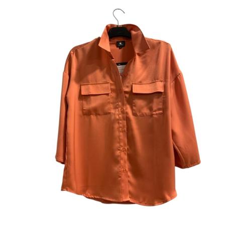 CHEMISIER ABRICOT TAILLE 40