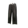 JEANS LARGE NOIR TAILLE 42