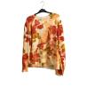 PULL FLEURS TAILLE 44