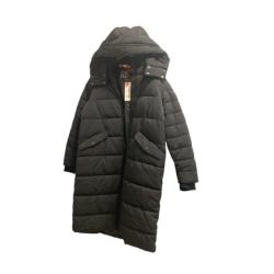 MANTEAU NOIR LONG TAILLE 44