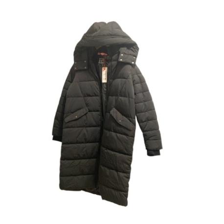 MANTEAU NOIR LONG TAILLE 44