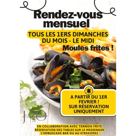 MOULES FRITES