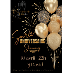 Soirée anniversaire, des années 80 aux hits d'aujourd'hui